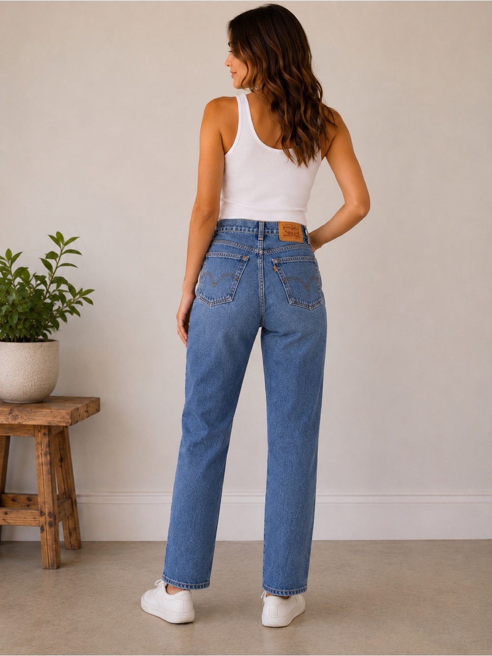 Vintage Levi’s 619 Orange Tab Straight Leg Jeans High Rise Jeans USA